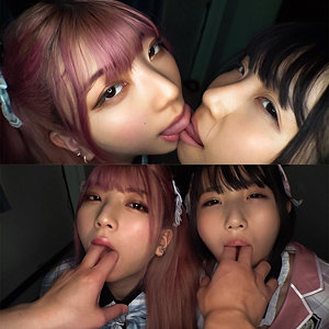 【FANZAの素人エロ動画】みい＆もな｜sbkd060