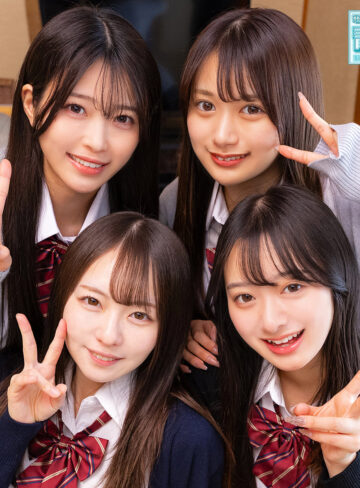 【FANZAの素人エロ動画】かりん＆めいさ＆かほ＆あおい｜deaa040